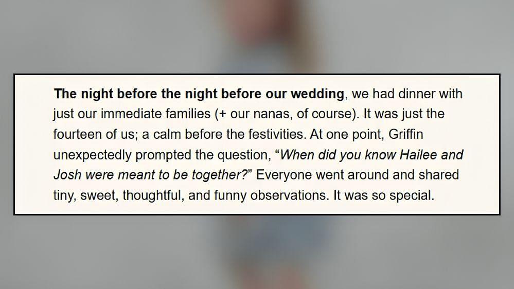 Josh Allen’s wife, Hailee Steinfeld shares first official wedding picture (Image Credit: BEAU SOCIETY Newsletter)